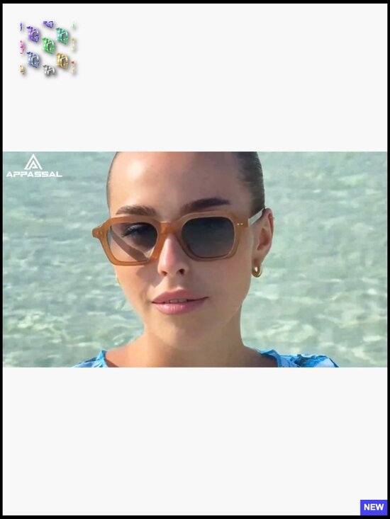 Retro Square Sunglasses UV400 Protection Trendy Chunky Frame Fender Temple